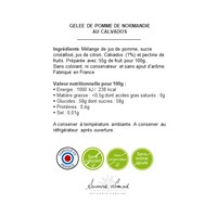 Gelée pomme de Normandie au Calvados 210g 2