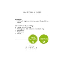 Huile de pépins de courge 500ml 2
