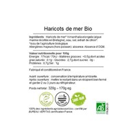 Haricots de la mer bio 320g 2