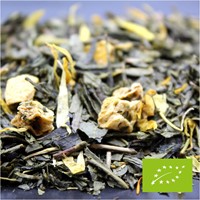 Thé assemblé pêche bio 50g